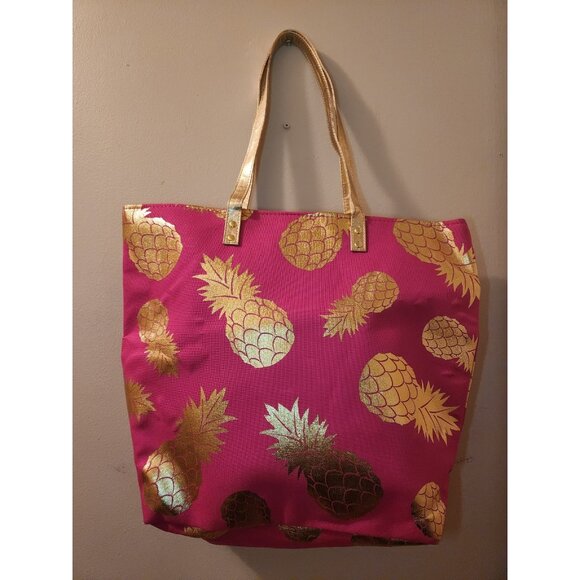 Pink Pineapple Tote Bag - Picture 1 of 3